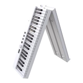 Jwin JDP-8830 Tuş Hassasiyetli Katlanabilir Bluetooth + Şarjlı Piyano - Beyaz