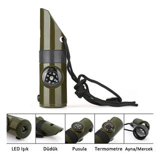 Jwin JW-50 Çok Amaçlı Kamp ve İzcilik Düdüğü