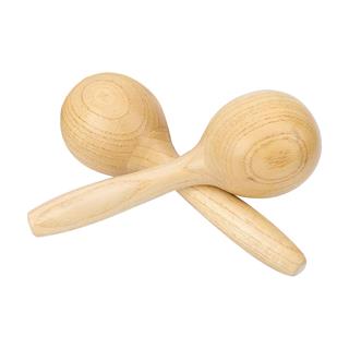 Jwin JWM-109 Saplı Gerçek Ağaç  Kaliteli Marakaş Orff - Ritim Aleti Seti - Natural