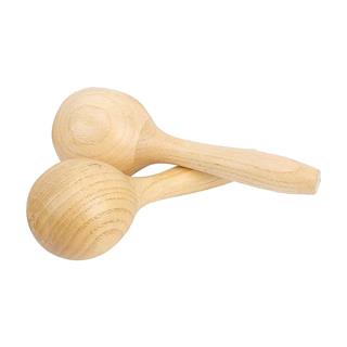 Jwin JWM-109 Saplı Gerçek Ağaç  Kaliteli Marakaş Orff - Ritim Aleti Seti - Natural