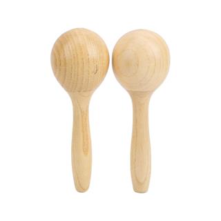 Jwin JWM-109 Saplı Gerçek Ağaç  Kaliteli Marakaş Orff - Ritim Aleti Seti - Natural