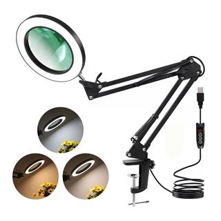 Jwin MB-600 3 Modlu Ledli Masa Büyüteç 