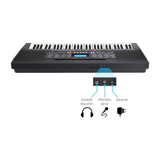 Jwin MK-6145U 61 Tuşlu Elektronik Org (Mikrofon ve Adaptör Hediye)