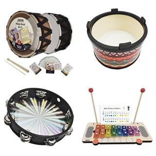 Jwin OPS-1601 Ritim Aletleri 16lı Orff Perküsyon Seti