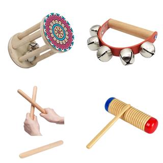 Jwin OPS-405 Ritim Aletleri 4lü Orff Perküsyon Seti