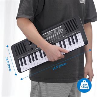 Jwin Sapphire MK-1537 37 Tuş Hassasiyetli Org (Adaptör Hediye) - Siyah