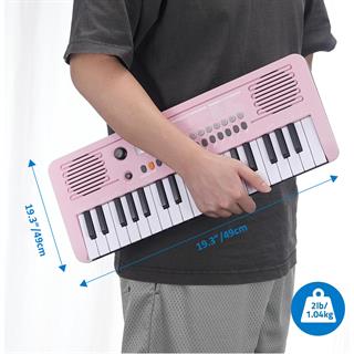 Jwin Sapphire MK-1537 37 Tuş Hassasiyetli Org (Adaptör Hediye) - Pembe