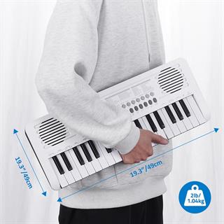 Jwin Sapphire MK-1537 37 Tuş Hassasiyetli Org (Adaptör Hediye) - Beyaz