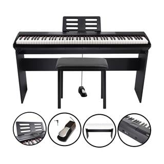 Jwin Sapphire SDP-110 Çekiç Aksiyonlu 88 Tuşlu Dijital Piyano + Tabure - Siyah