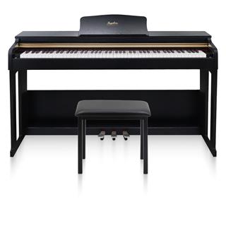 Jwin Sapphire SDP-214 Çekiç Aksiyonlu 88 Tuşlu Dijital Piyano + Tabure - Siyah