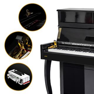 Jwin Sapphire SDP-650 Çekiç Aksiyonlu 88 Tuşlu Dijital Piyano - Siyah