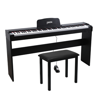 Jwin SDP-90 Tuş Hassasiyetli 88 Tuşlu Dijital Piyano + Tabure