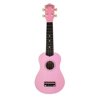 Jwin UK-2101 Soprano Ukulele - Pembe