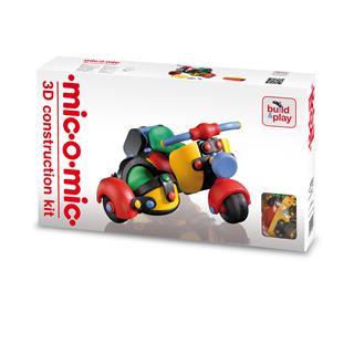 Micomic 089.017 Sepetli Motosiklet 3B Yapboz Oyuncak