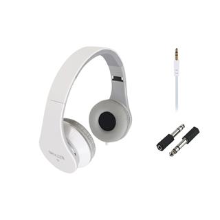 SKYPAL ILUX-30L Piyano Beyaz Kulaklığı + Jak Dönüştürücü