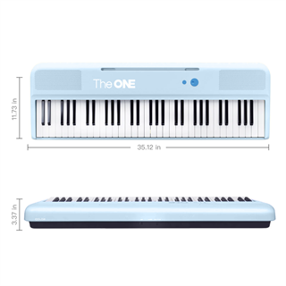 The ONE SK-COLOR Akıllı Taşınabilir 61 Işıklı Tuşlu Bluetooth Org - Mavi