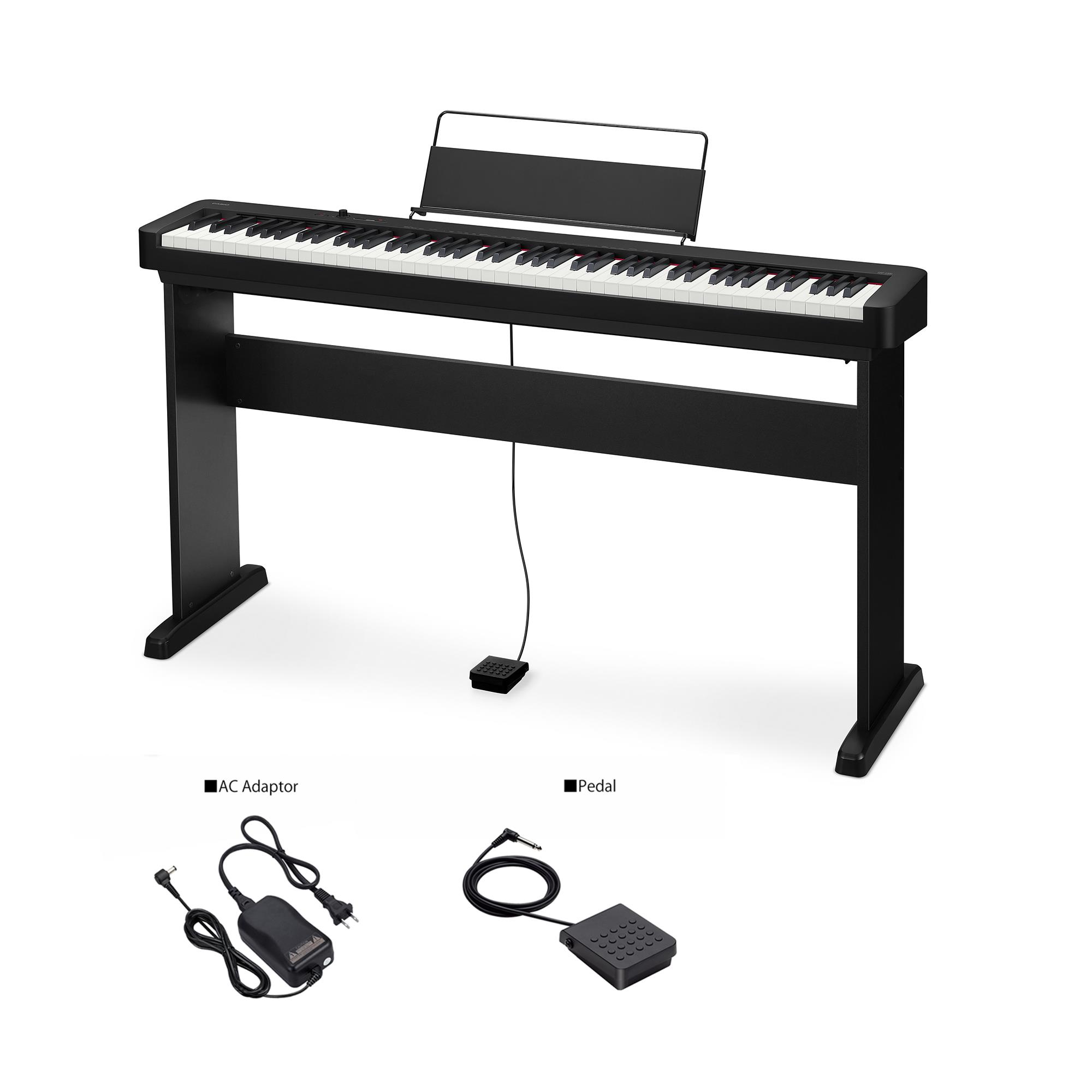 CASIO CDP-S100BK 88 Tuşlu Dijital Piyano + CS46 Sehpa