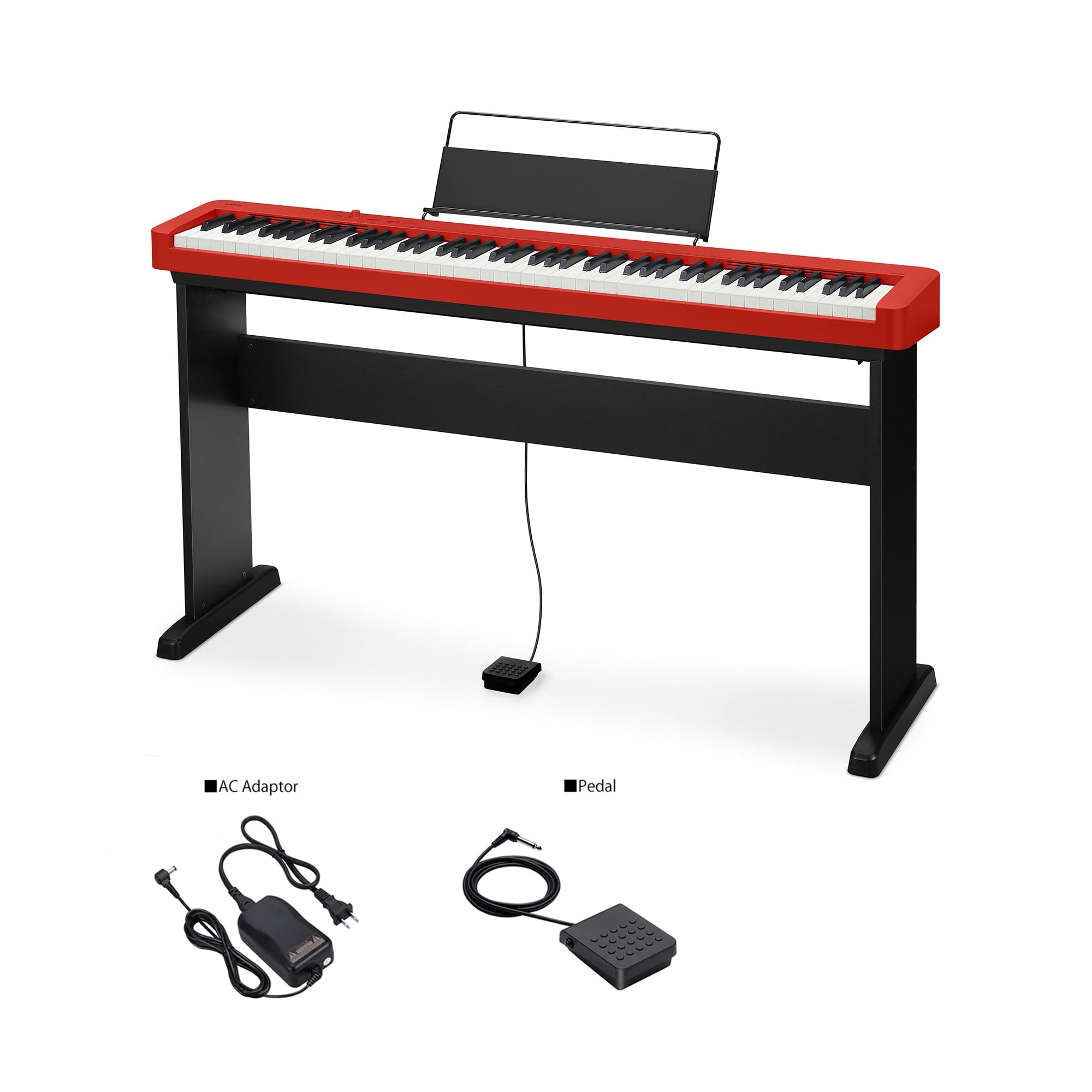 CASIO CDP-S160RD 88 Tuşlu Dijital Piyano + CS46 Sehpa