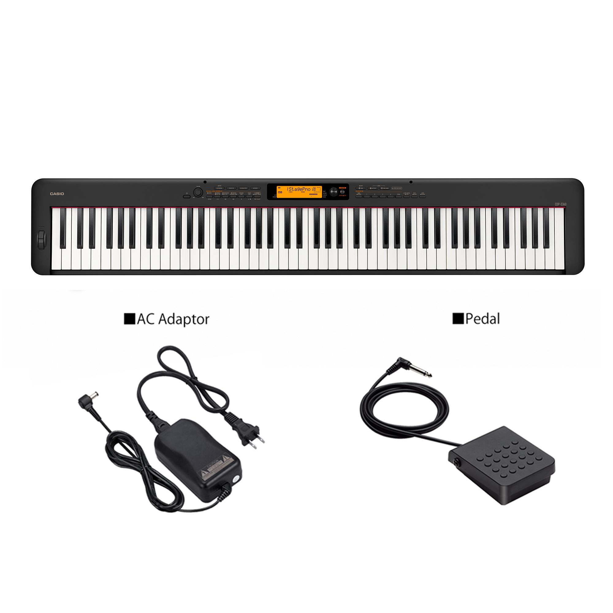 CASIO CDP-S360BK 88 Tuşlu Dijital Piyano