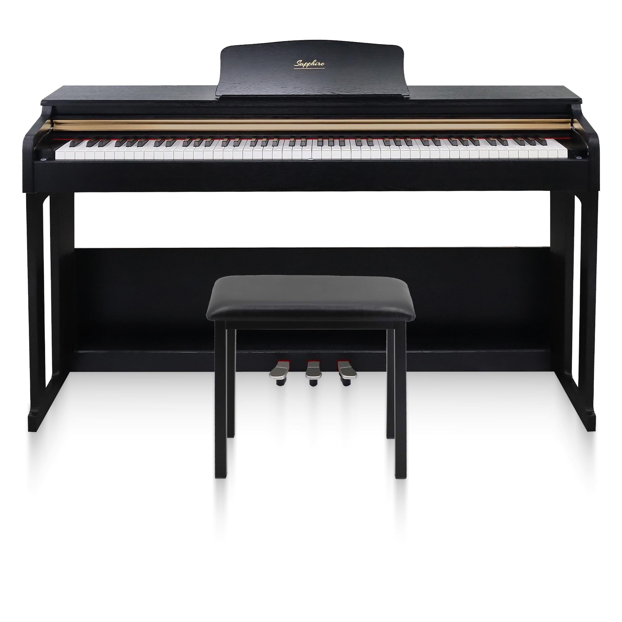 Jwin Sapphire SDP-214 Çekiç Aksiyonlu 88 Tuşlu Dijital Piyano + Tabure - Siyah