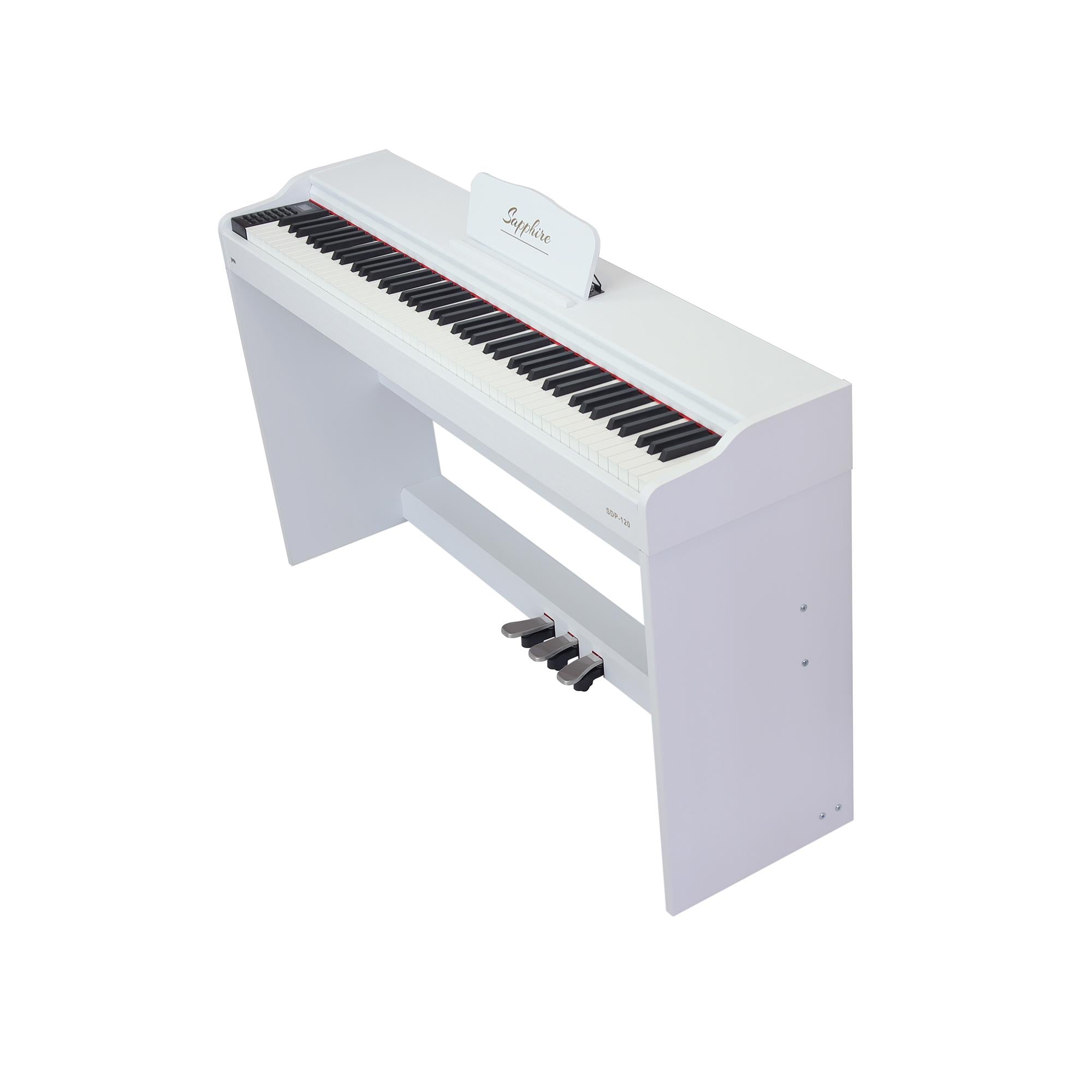 jWIN SDP-120 Çekiç Aksiyonlu 88 Tuşlu Dijital Piyano - Beyaz