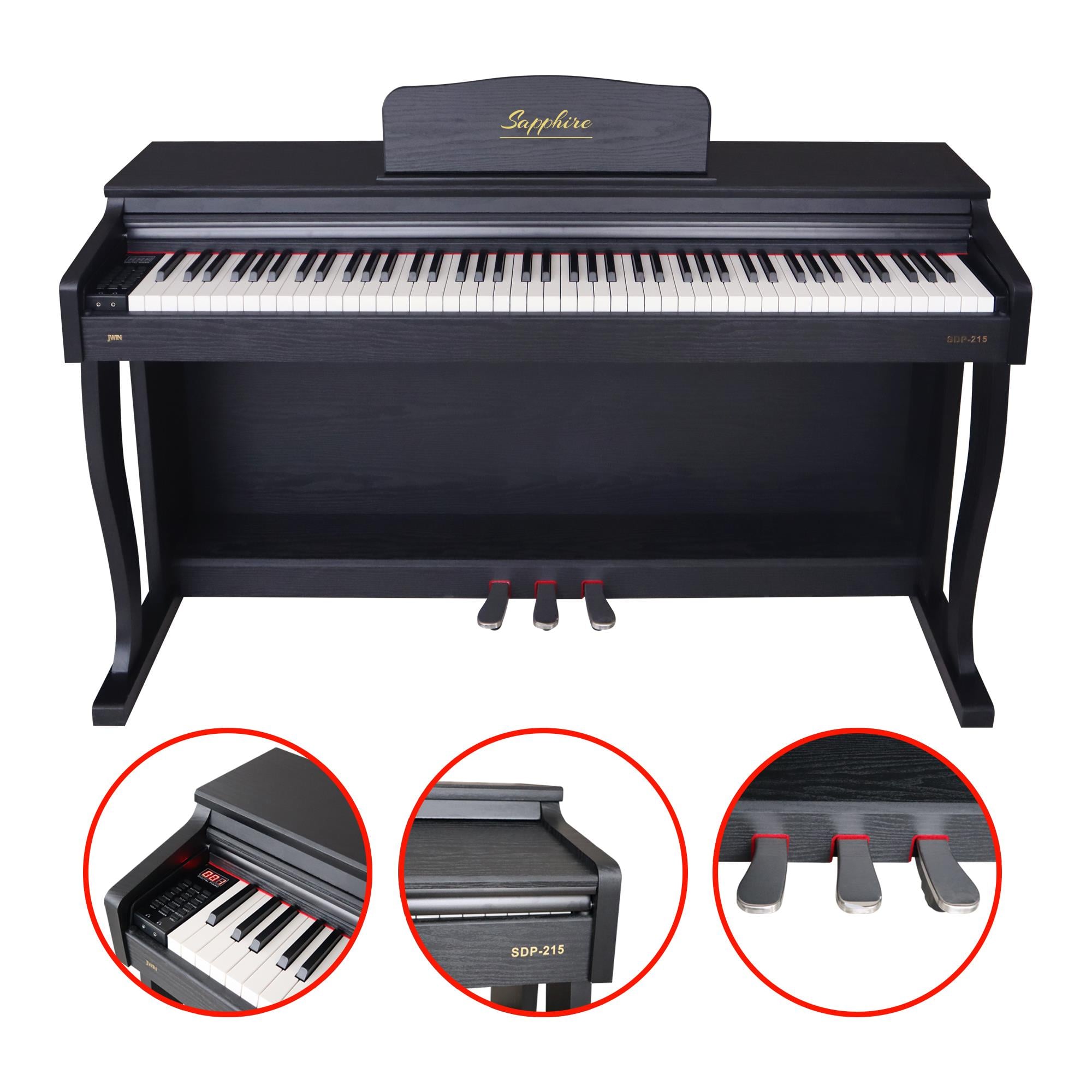 Jwin Sapphire SDP-215 Çekiç Aksiyonlu 88 Tuşlu Dijital Piyano