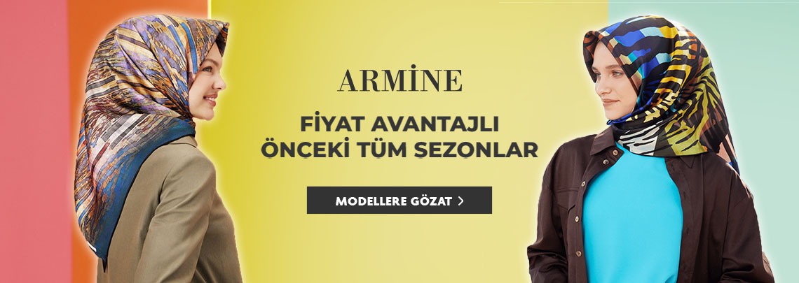 Armine Eski Sezon Eşarp Modelleri