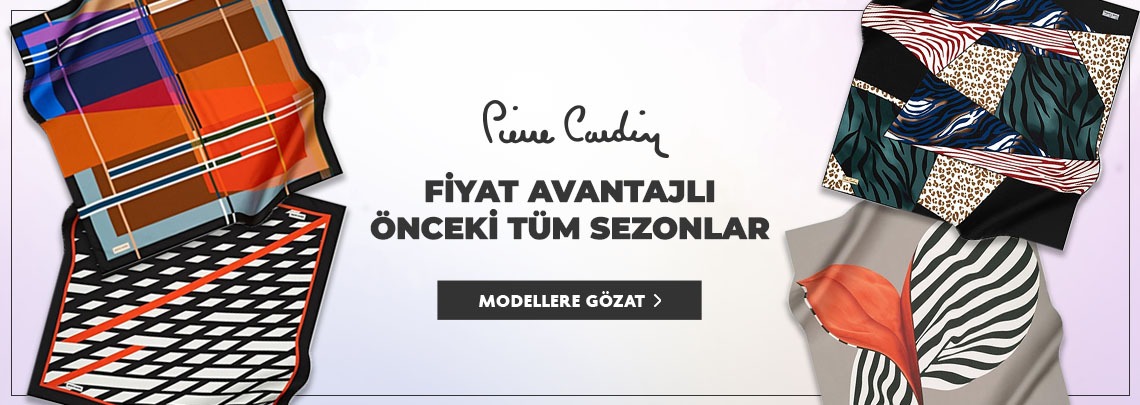 Pierre Cardin Eski Sezon Eşarp Modelleri