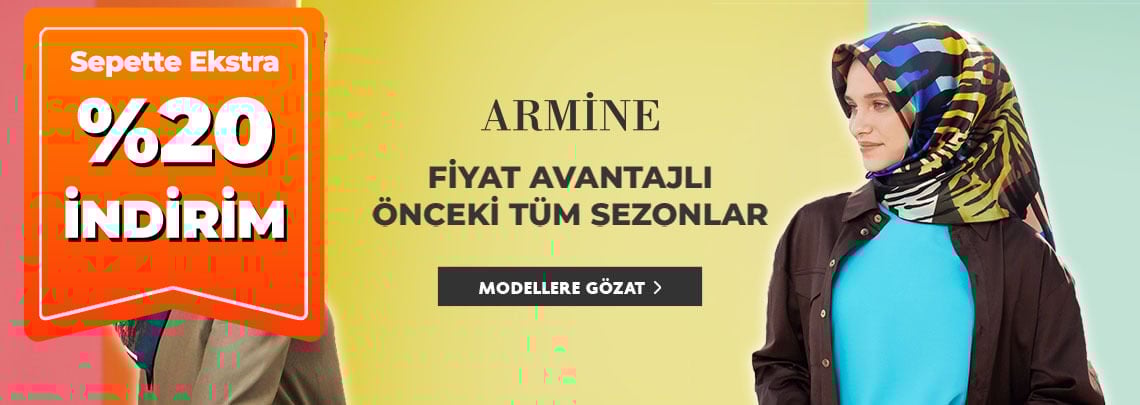 Armine Eski Sezon Eşarp Modelleri