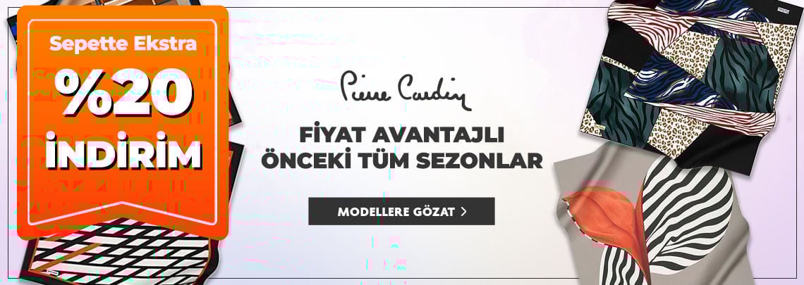 Pierre Cardin Eski Sezon Eşarp Modelleri