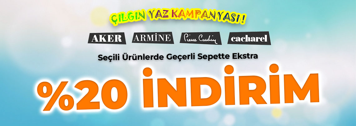 Çılgın Yaz Kampanyası, Sepette %20 İNDİRİM