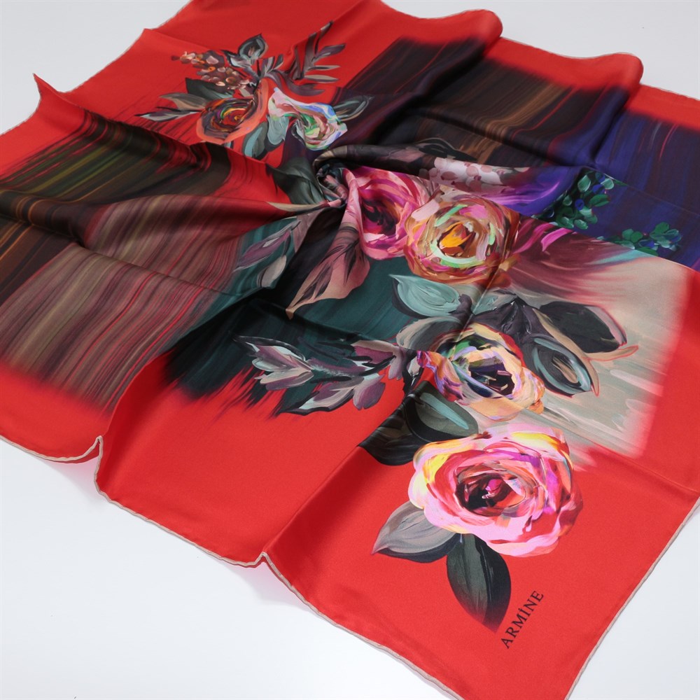 Armine Silk Scarf - 2615D 05 - Twill
