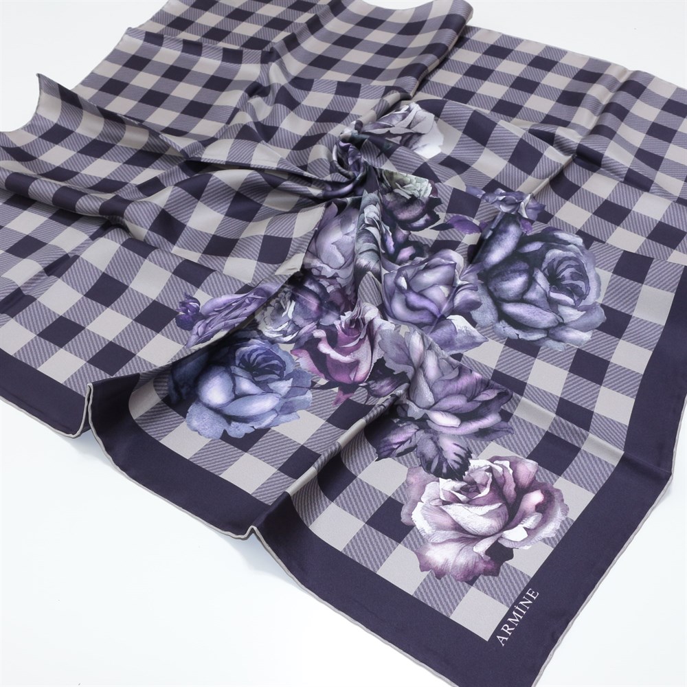 Armine Silk Scarf - 2619D 04 - Twill