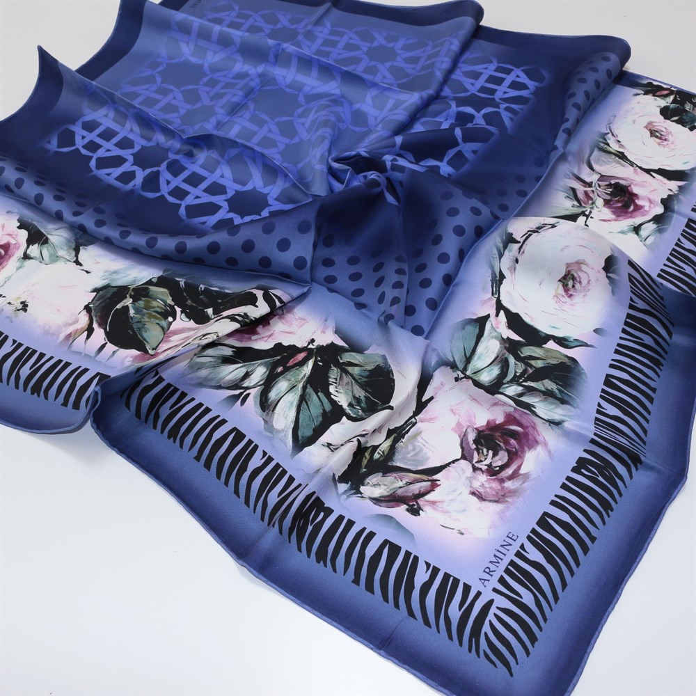 Armine Silk Scarf - 2621D 09 - Twill