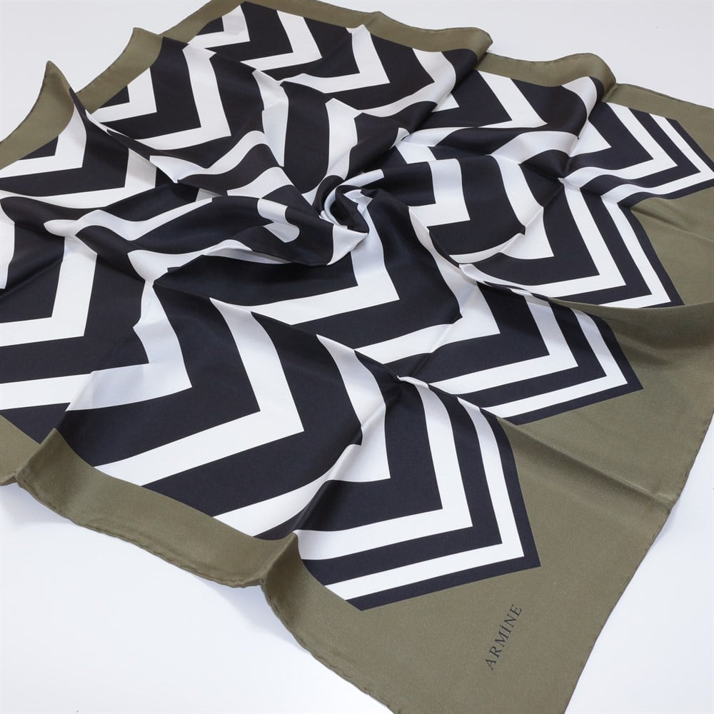 Armine Silk Scarf - 2613D 01 - Twill