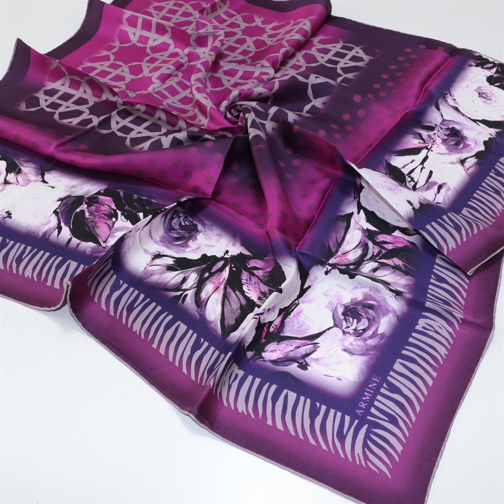 Armine Silk Scarf - 2621D 29 - Twill