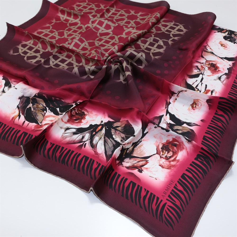 Armine Silk Scarf - 2621D 26 - Twill