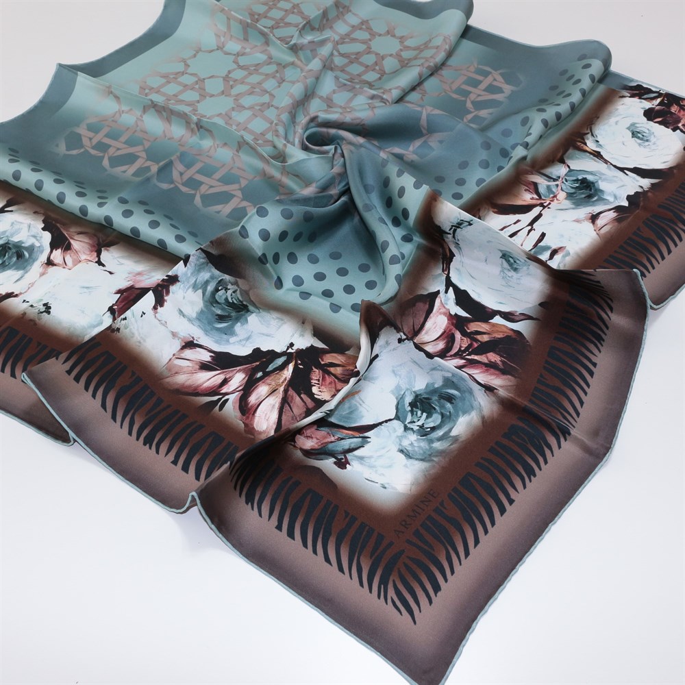 Armine Silk Scarf - 2621D 28 - Twill