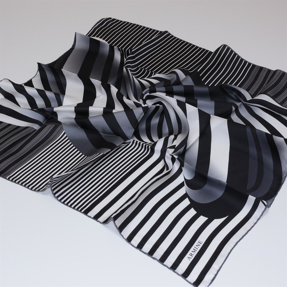 Armine Silk Scarf - 7496D 1 - Twill