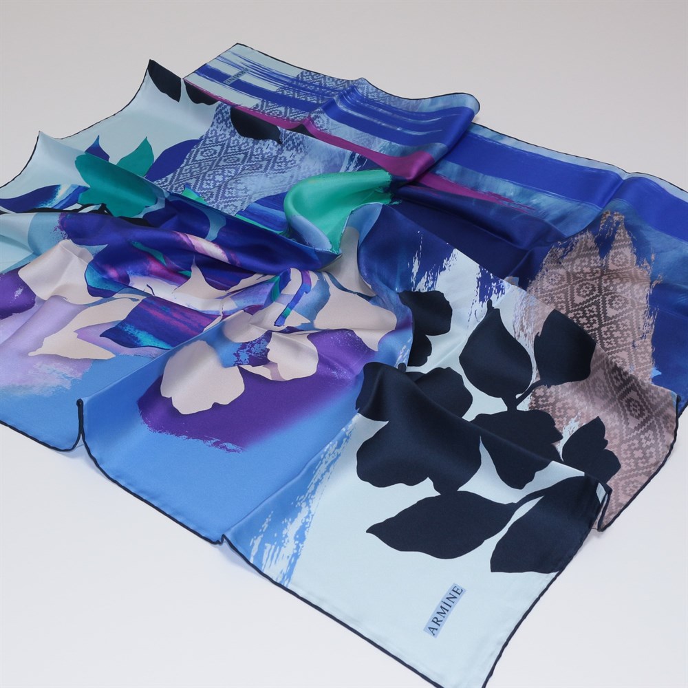 Armine Silk Scarf - 7427D 25 - Twill