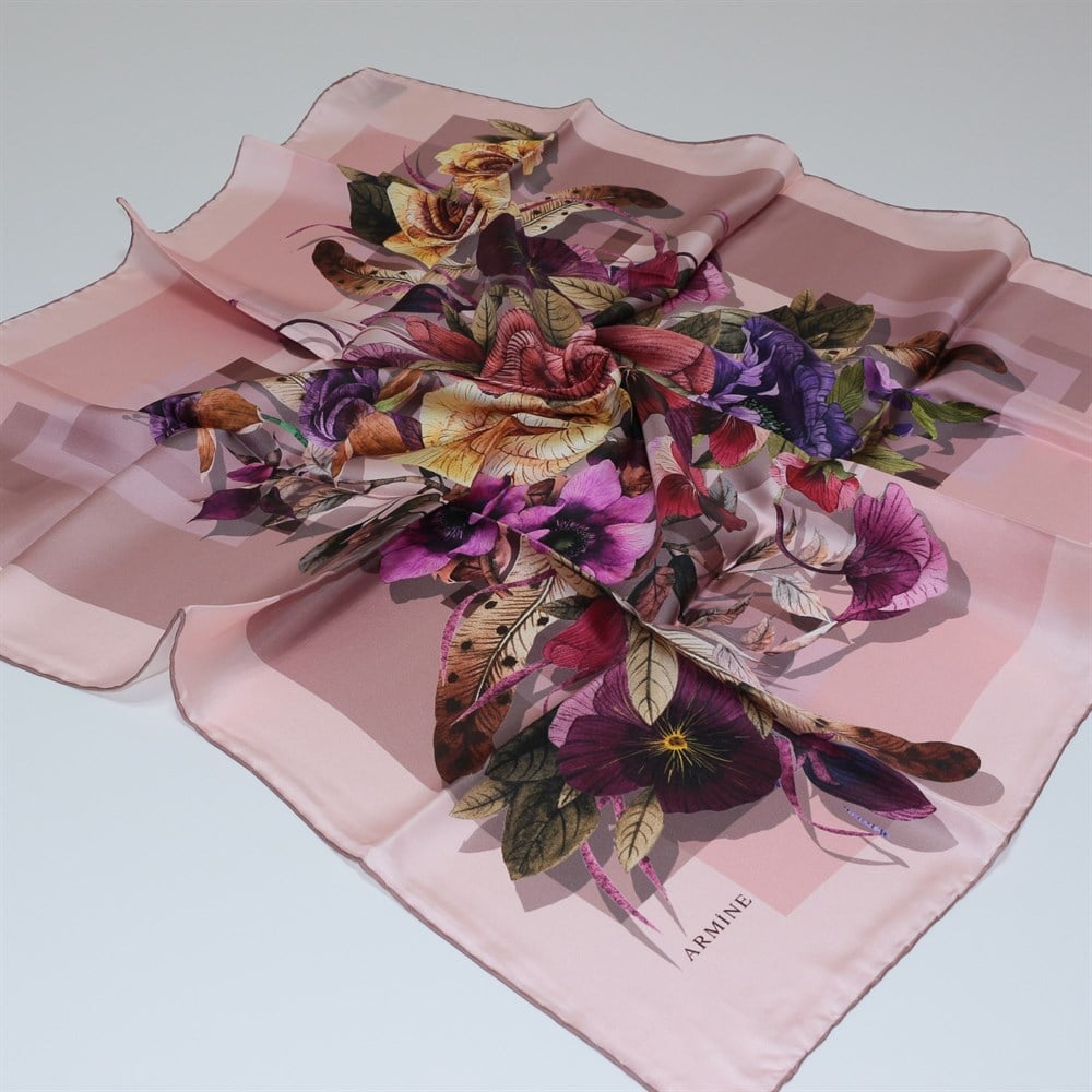 Armine Silk Scarf - 7580D 20 - Twill