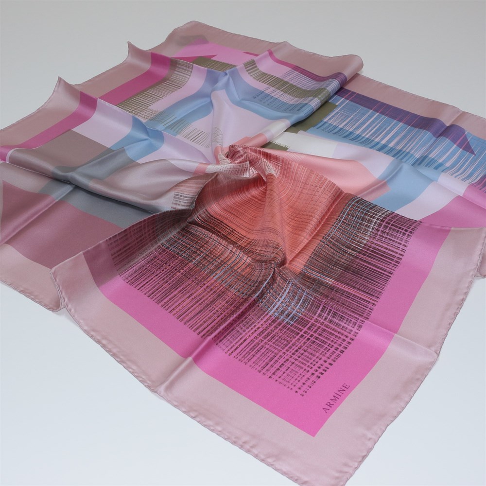 Armine Silk Scarf - 7619D 4 - Twill