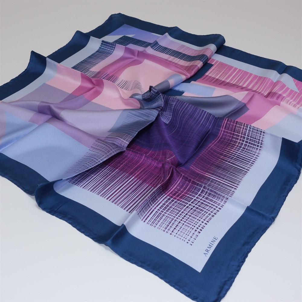 Armine Silk Scarf - 7619D 39 - Twill