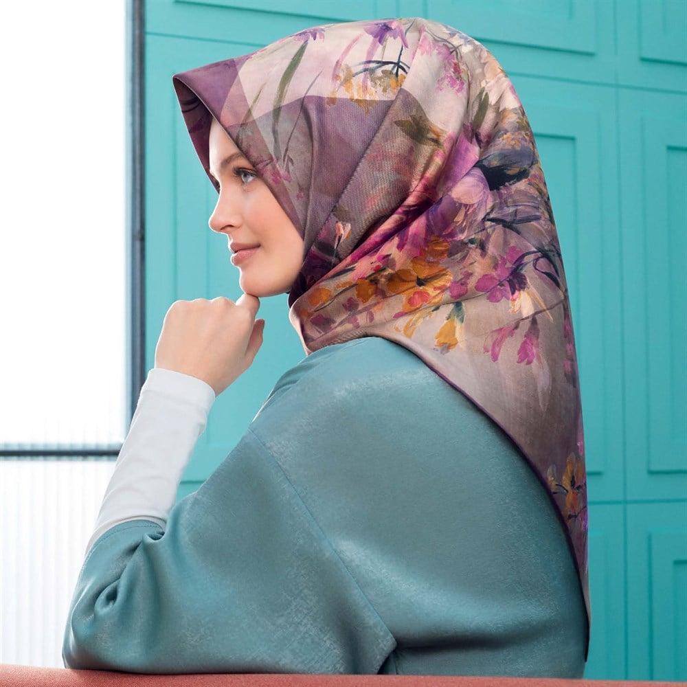 Armine Silk Scarf - 7915D 32 - Satin