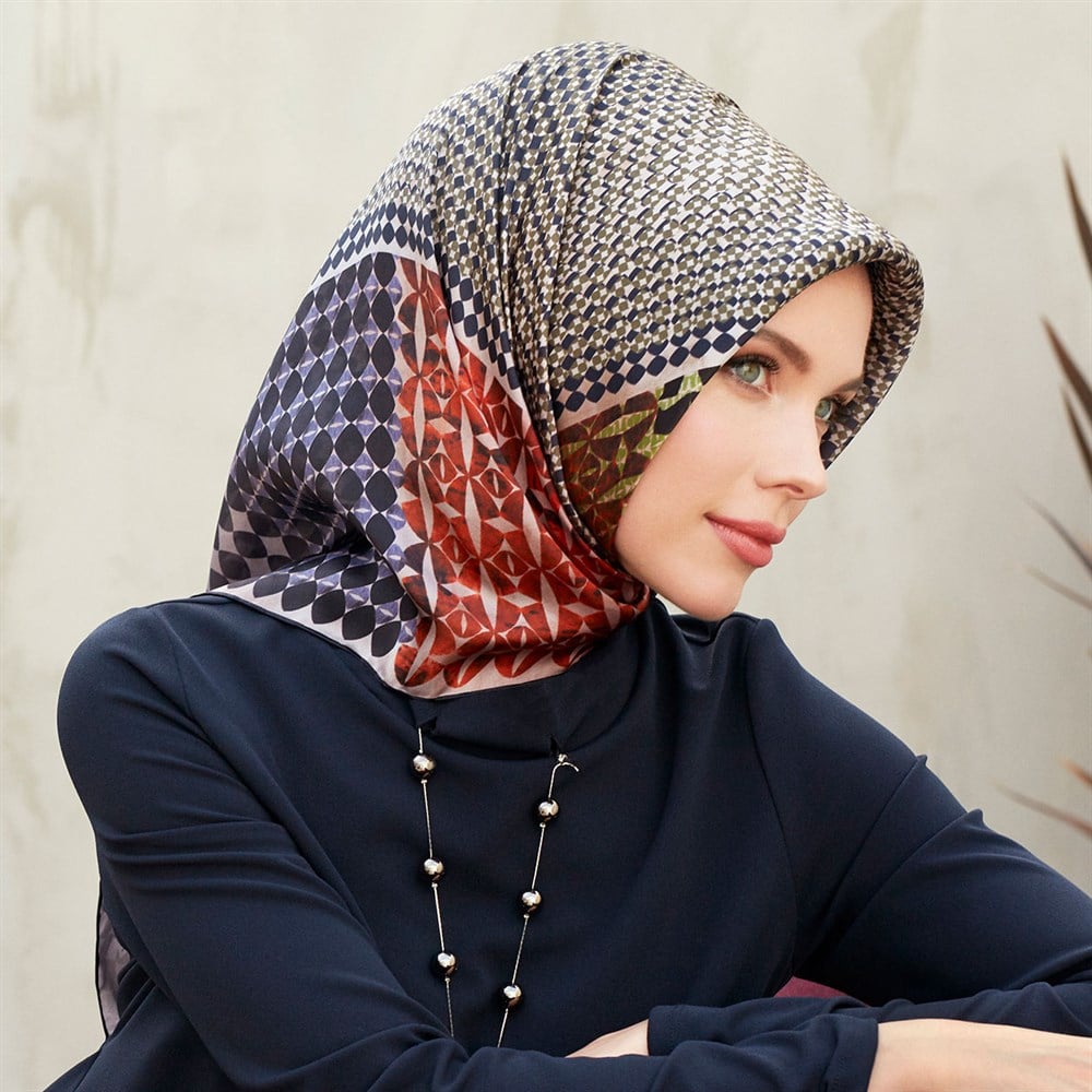 Armine Silk Scarf - 8211D 33 - Satin