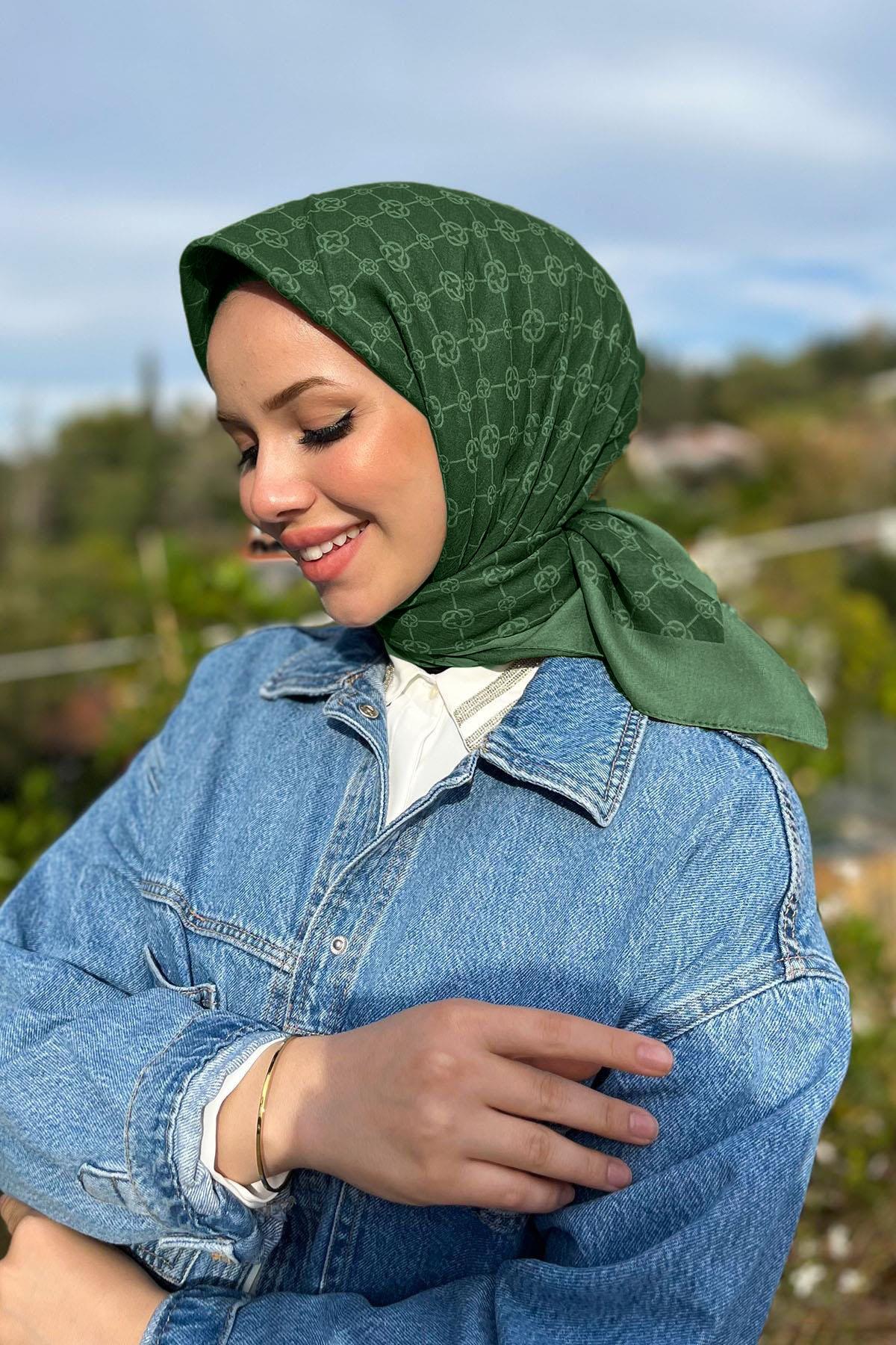 Aker Elegance Monogram Eşarp - 1090500-953 - 