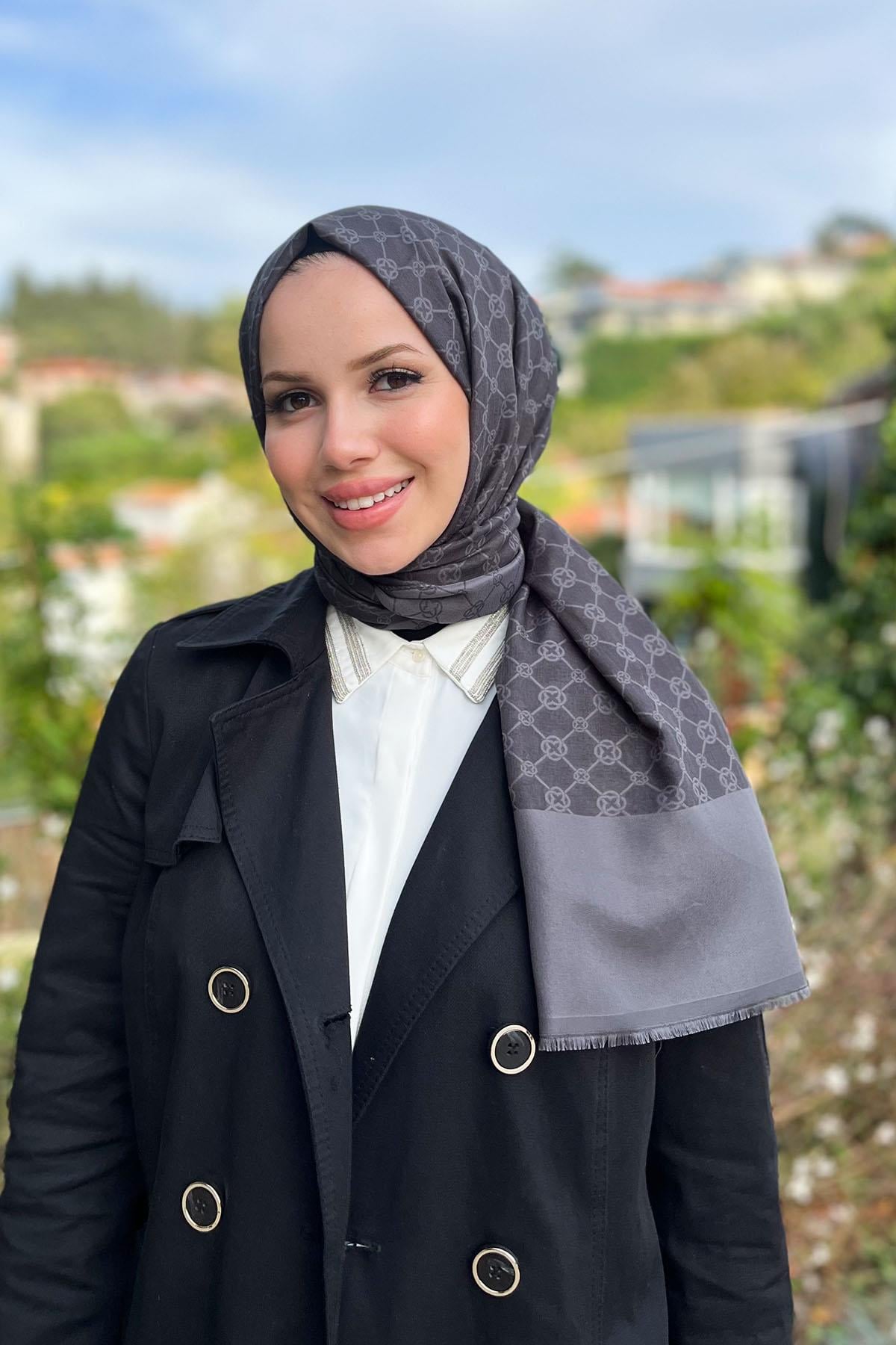 Aker Elegance Monogram Şal - 1090100-913