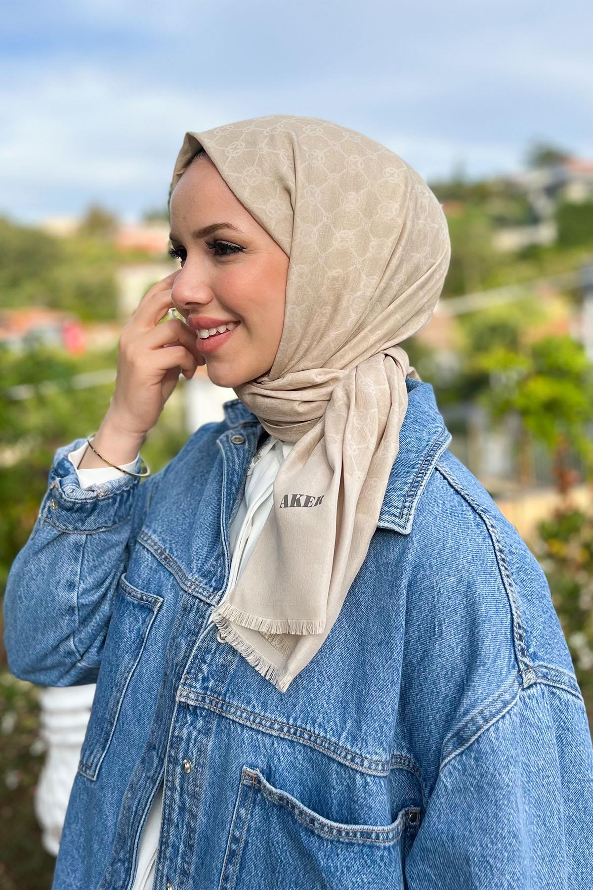 Aker Elegance Monogram Şal - 1090100-933
