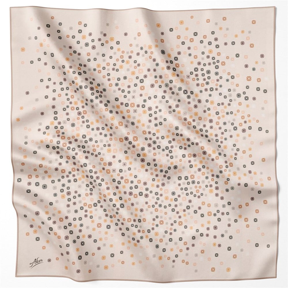 Aker Eşarp - Polyester Tivil Kumaş - 7849795-932