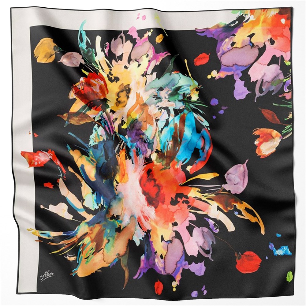 Aker Eşarp - Polyester Tivil Kumaş - 7866795-912